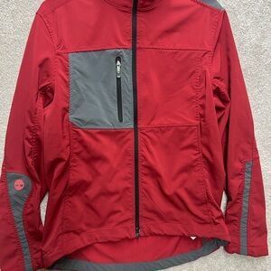 Timberland Red and Gray‎ Men's Jacket